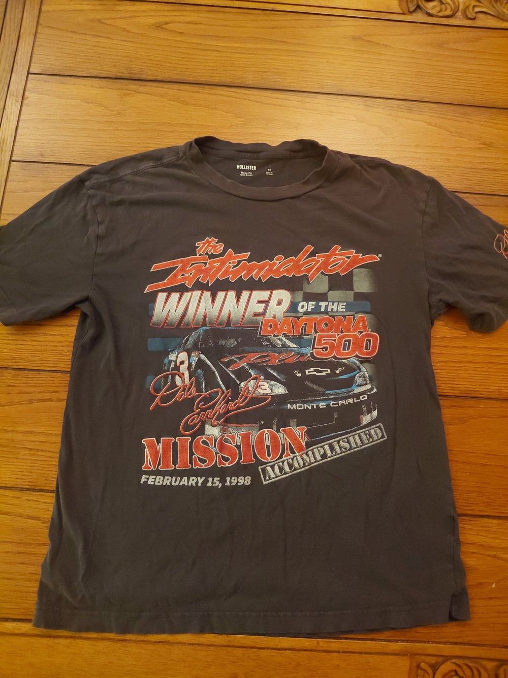 Hollister Charcoal Daytona 500 Winner Graphic Tee